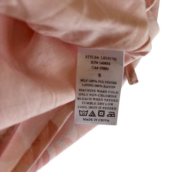 Sage the Label Athena Light Pink Floral Mini Dress Women’s Size Small NWT - Picture 10 of 11